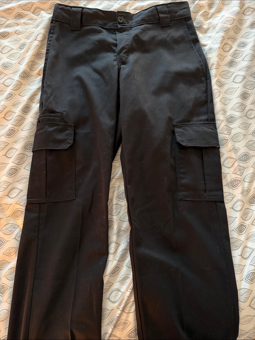 Dickies Blue Cargo Pants with Flap Pockets